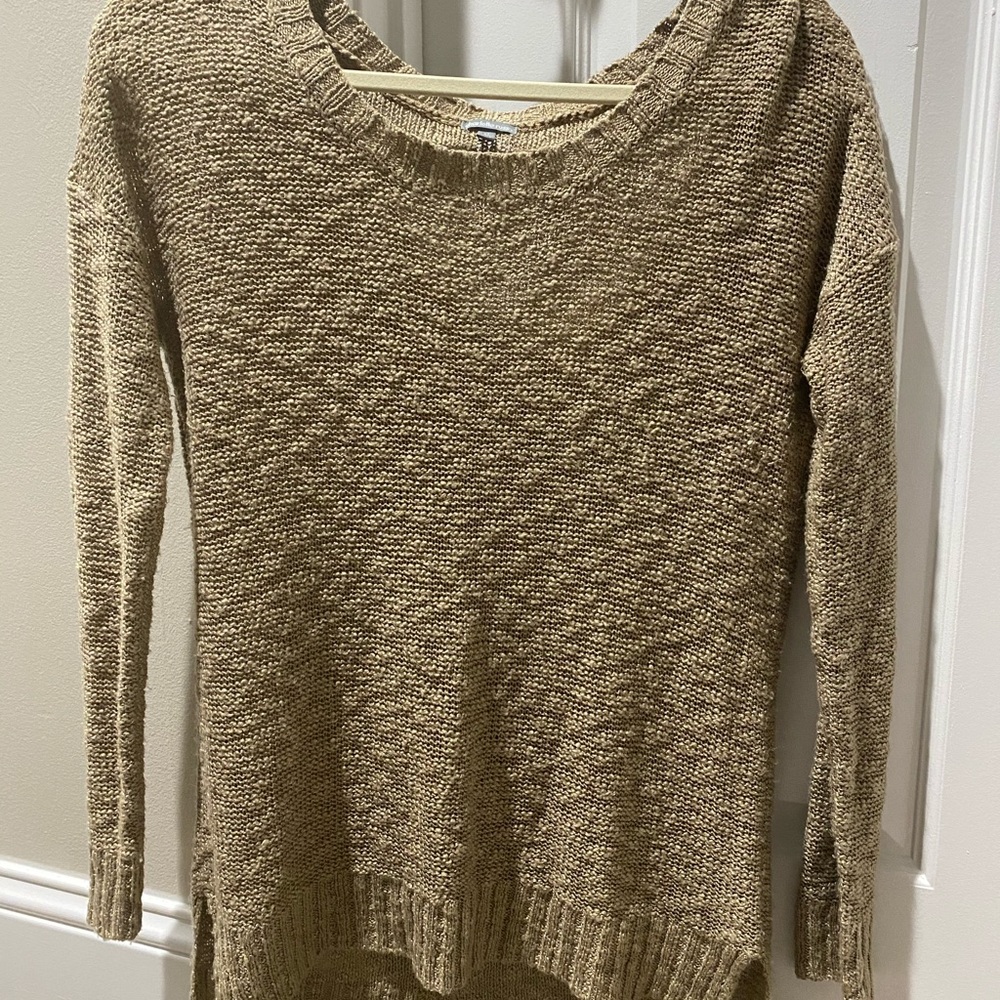 Charlotte Russe tan sweater XS
